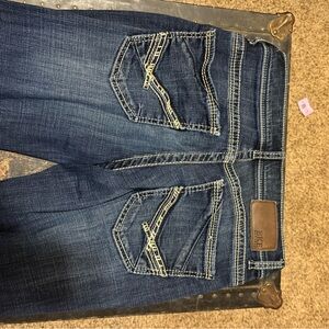 BKE Dark Blue Boot Cut Jeans